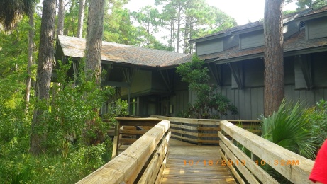 Walk up to Hunting Island Nature Center.